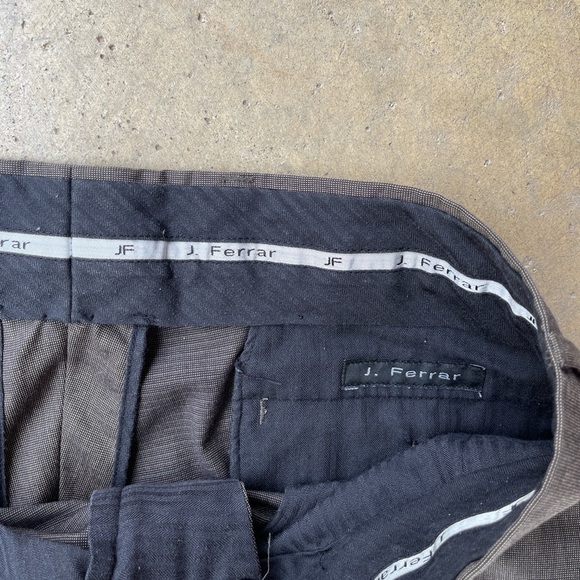 J Ferrar Mens 36x32 Chestnut Brown Pants - Picture 4 of 6